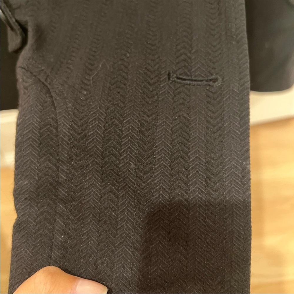 Black Striped Max Studio Vintage Buttoned Jacket [Size 6] - Picture 3 of 4